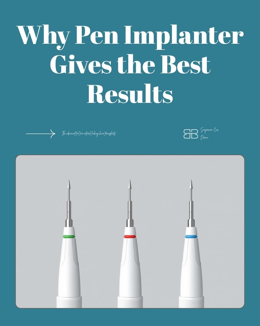 Why pen implanter gives best hair transplant results at Sanjeevani Cos Derma Rajajinagar Bangalore